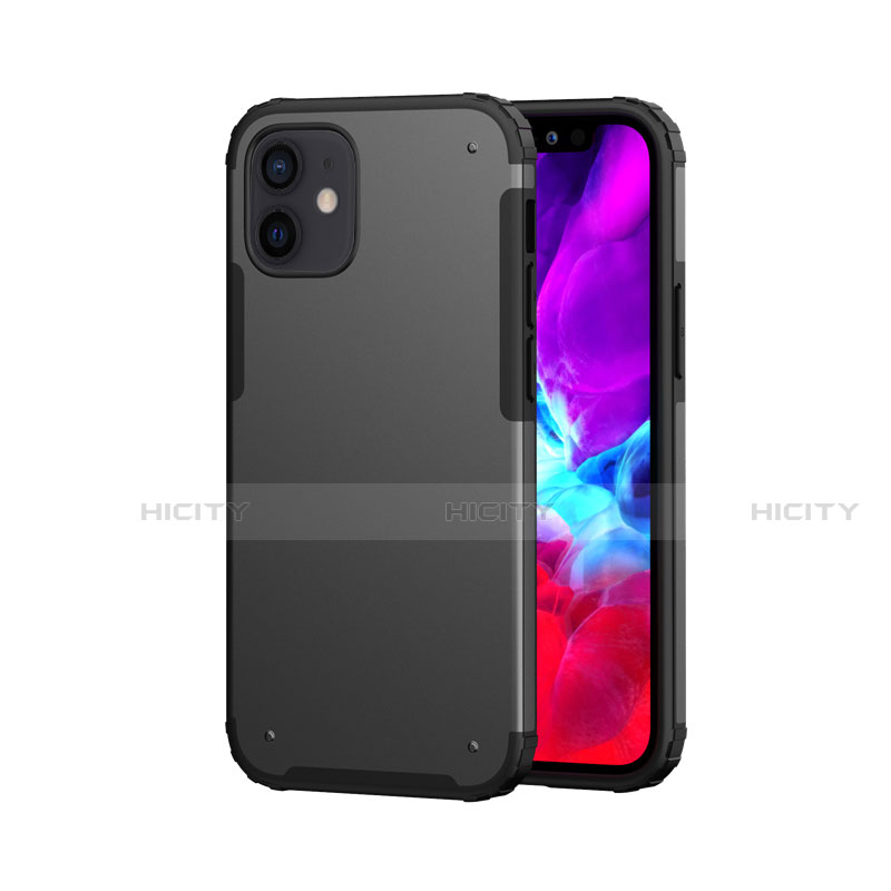 Funda Bumper Silicona y Plastico Carcasa Frontal y Trasera 360 Grados para Apple iPhone 12