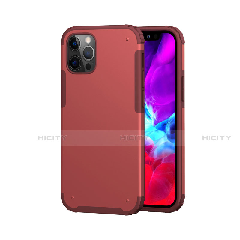 Funda Bumper Silicona y Plastico Carcasa Frontal y Trasera 360 Grados para Apple iPhone 12 Pro