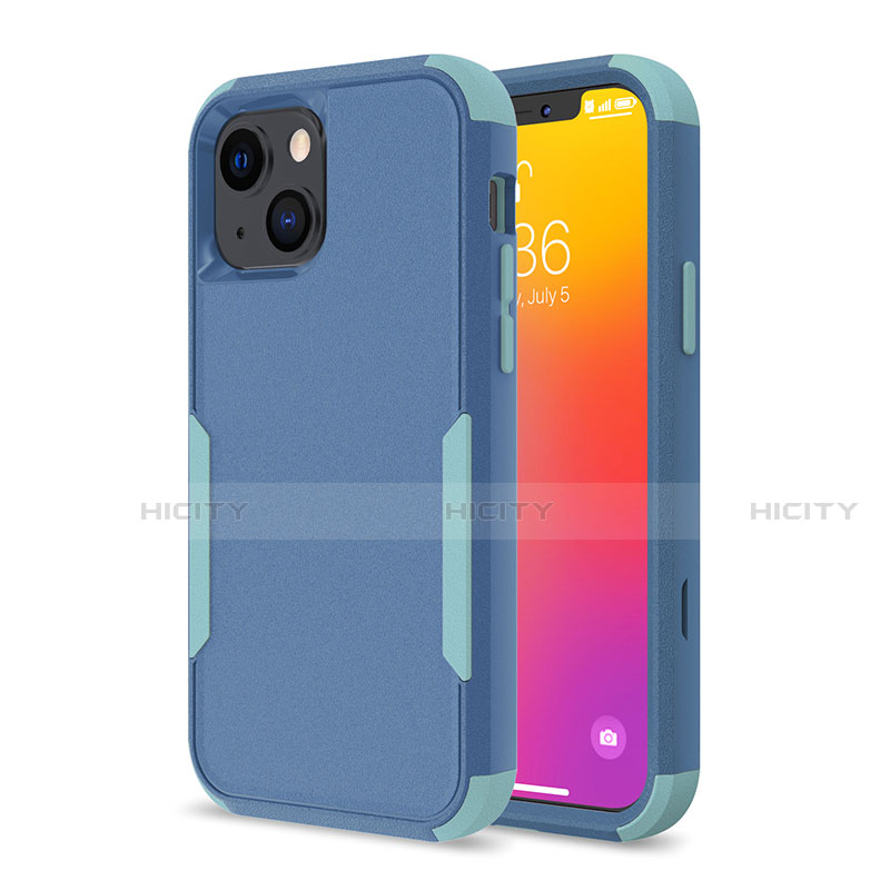 Funda Bumper Silicona y Plastico Carcasa Frontal y Trasera 360 Grados para Apple iPhone 13 Mini