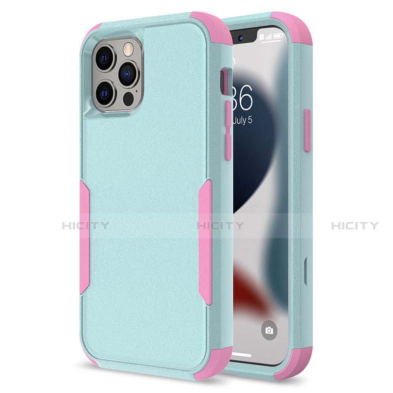 Funda Bumper Silicona y Plastico Carcasa Frontal y Trasera 360 Grados para Apple iPhone 13 Pro