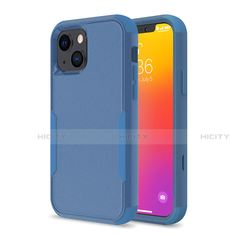 Funda Bumper Silicona y Plastico Carcasa Frontal y Trasera 360 Grados para Apple iPhone 14