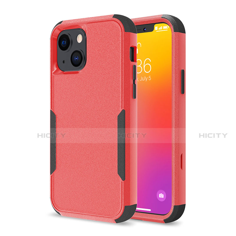 Funda Bumper Silicona y Plastico Carcasa Frontal y Trasera 360 Grados para Apple iPhone 14 Plus