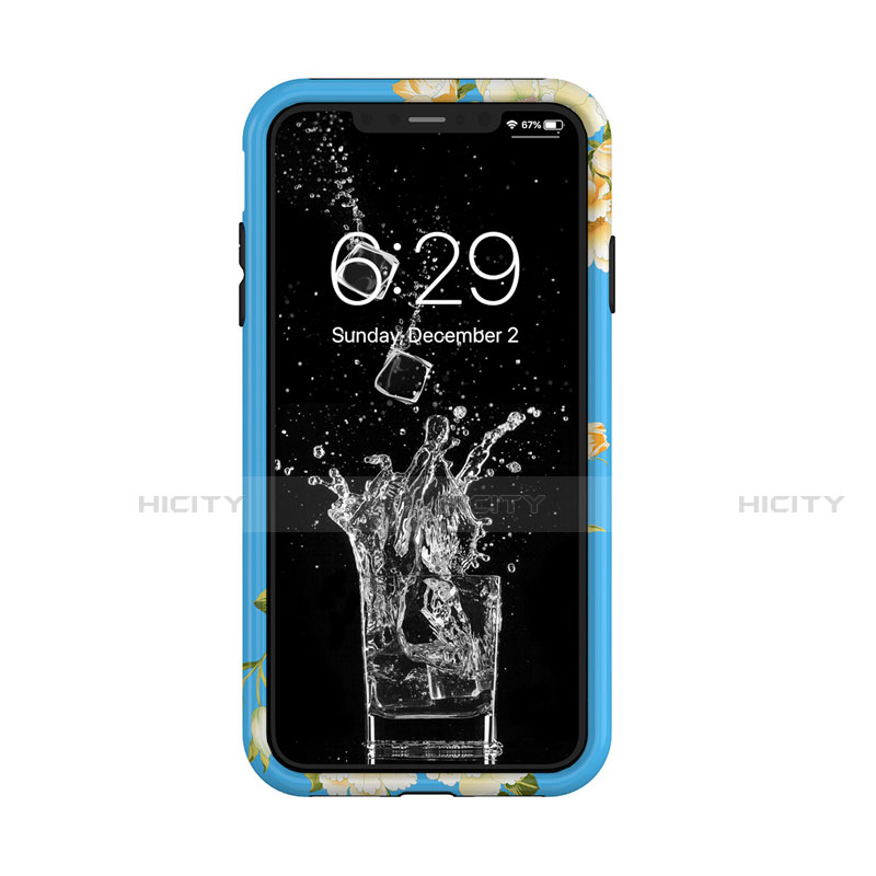 Funda Bumper Silicona y Plastico Carcasa Frontal y Trasera 360 Grados para Apple iPhone Xs