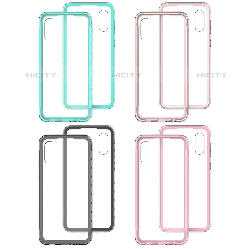 Funda Bumper Silicona y Plastico Carcasa Frontal y Trasera 360 Grados para Samsung Galaxy M02