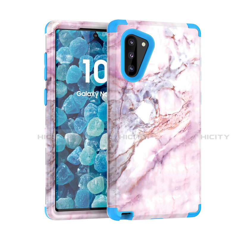 Funda Bumper Silicona y Plastico Carcasa Frontal y Trasera 360 Grados para Samsung Galaxy Note 10