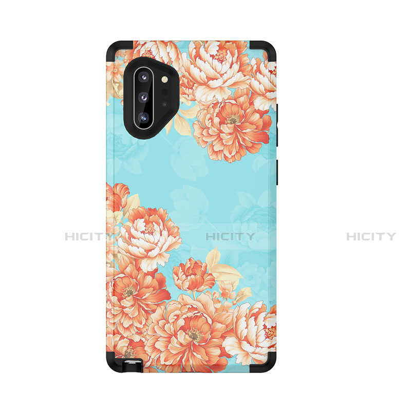 Funda Bumper Silicona y Plastico Carcasa Frontal y Trasera 360 Grados para Samsung Galaxy Note 10 Plus 5G