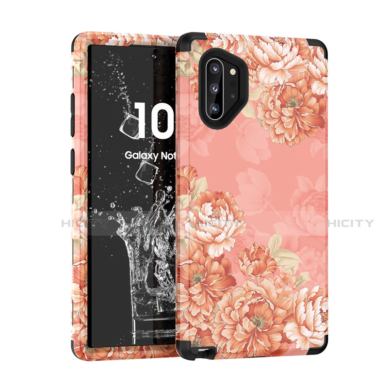 Funda Bumper Silicona y Plastico Carcasa Frontal y Trasera 360 Grados para Samsung Galaxy Note 10 Plus 5G