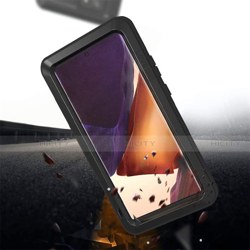 Funda Bumper Silicona y Plastico Carcasa Frontal y Trasera 360 Grados para Samsung Galaxy Note 20 Ultra 5G