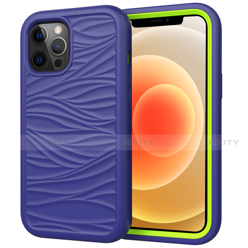 Funda Bumper Silicona y Plastico Carcasa Frontal y Trasera 360 Grados R01 para Apple iPhone 12 Pro