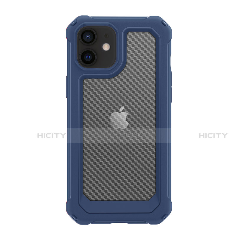 Funda Bumper Silicona y Plastico Carcasa Frontal y Trasera 360 Grados R02 para Apple iPhone 12 Mini