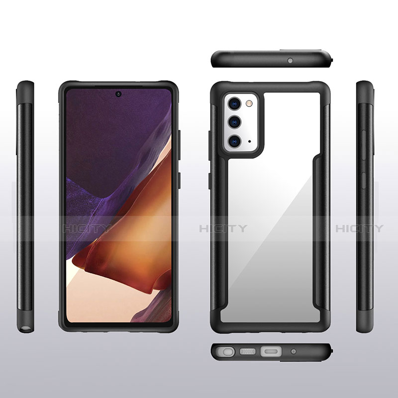 Funda Bumper Silicona y Plastico Carcasa Frontal y Trasera 360 Grados R02 para Samsung Galaxy Note 20 5G