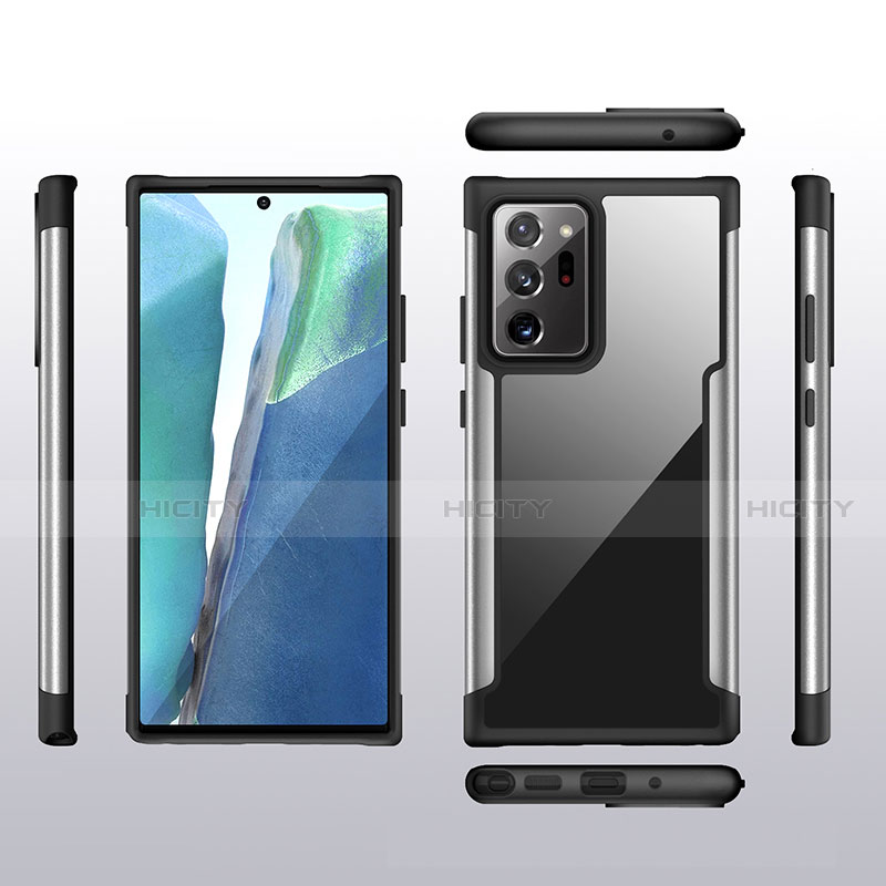 Funda Bumper Silicona y Plastico Carcasa Frontal y Trasera 360 Grados R02 para Samsung Galaxy Note 20 Ultra 5G