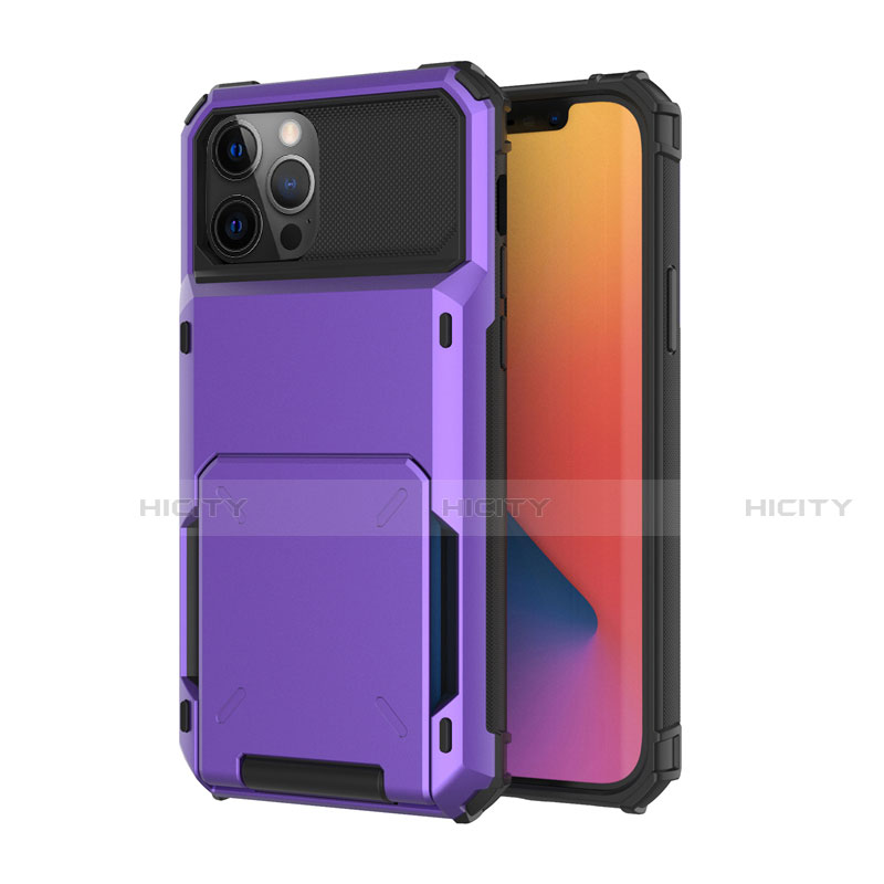 Funda Bumper Silicona y Plastico Carcasa Frontal y Trasera 360 Grados R03 para Apple iPhone 12 Pro