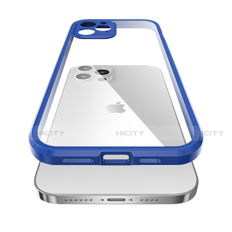 Funda Bumper Silicona y Plastico Carcasa Frontal y Trasera 360 Grados R05 para Apple iPhone 12 Pro