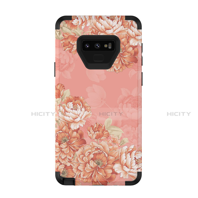 Funda Bumper Silicona y Plastico Carcasa Frontal y Trasera 360 Grados U01 para Samsung Galaxy Note 9