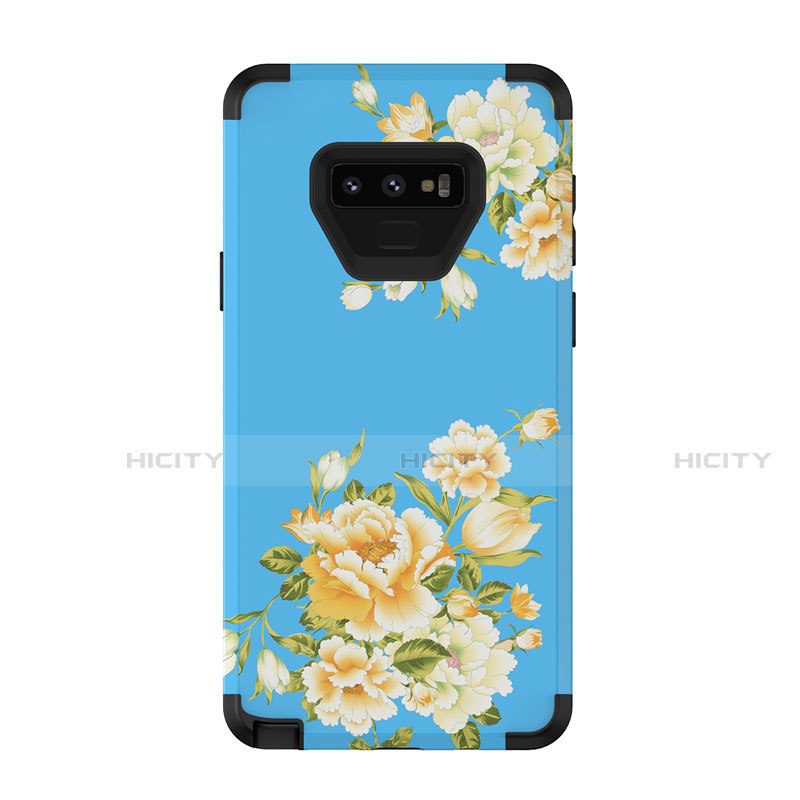 Funda Bumper Silicona y Plastico Carcasa Frontal y Trasera 360 Grados U01 para Samsung Galaxy Note 9