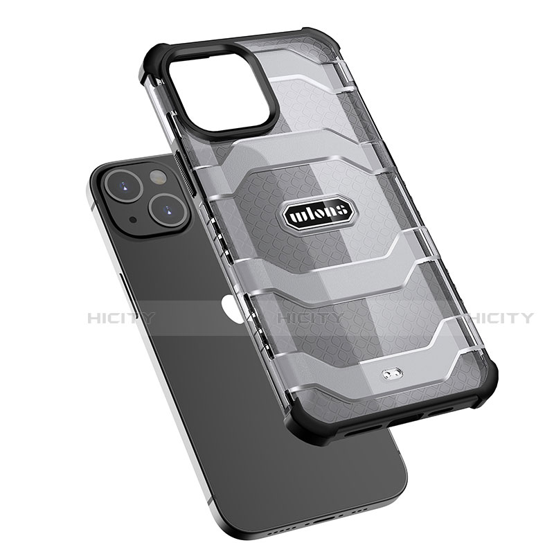 Funda Bumper Silicona y Plastico Carcasa Frontal y Trasera 360 Grados U03 para Apple iPhone 13