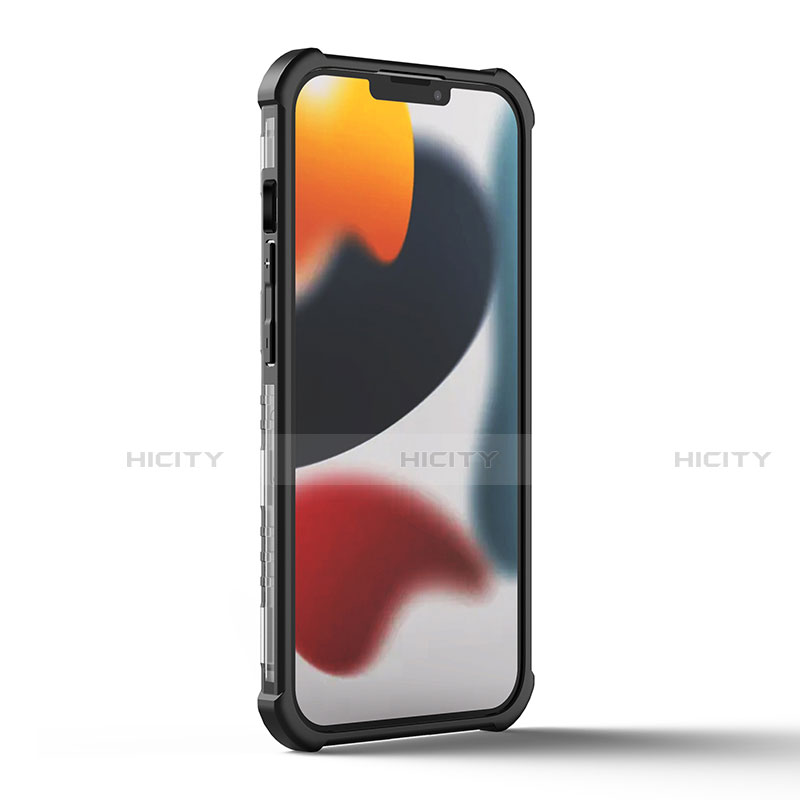 Funda Bumper Silicona y Plastico Carcasa Frontal y Trasera 360 Grados U03 para Apple iPhone 13