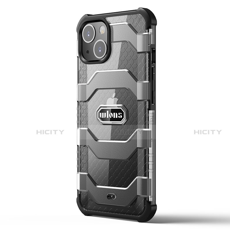 Funda Bumper Silicona y Plastico Carcasa Frontal y Trasera 360 Grados U03 para Apple iPhone 13