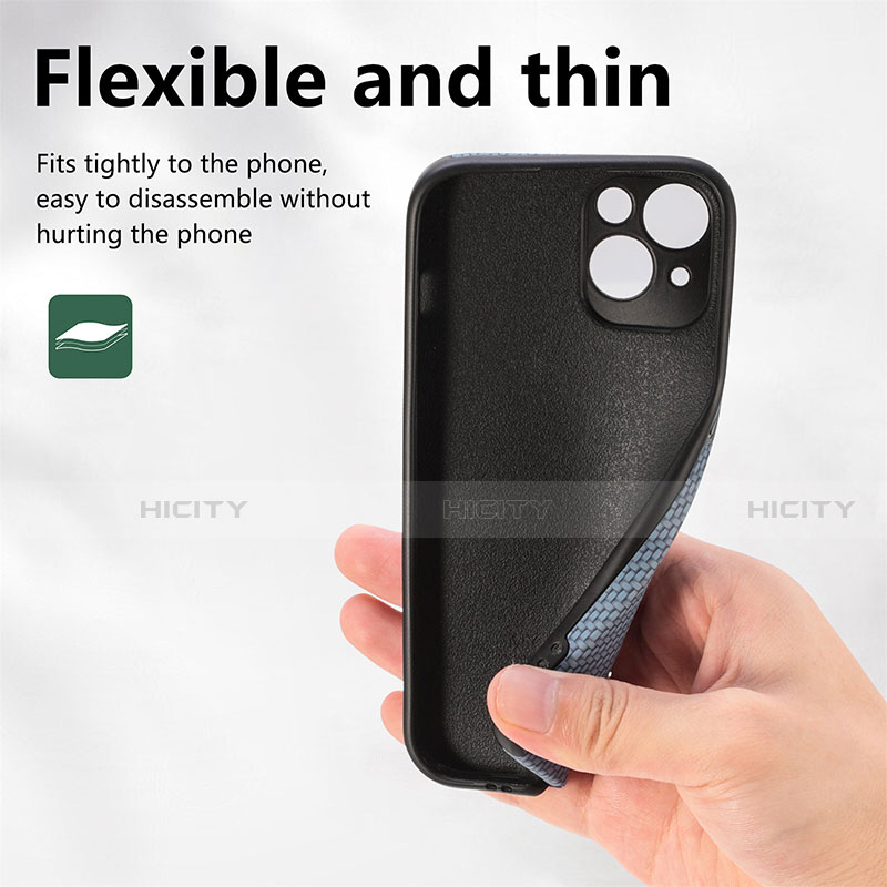 Funda Bumper Silicona y Plastico Carcasa Frontal y Trasera 360 Grados U04 para Apple iPhone 13 Mini