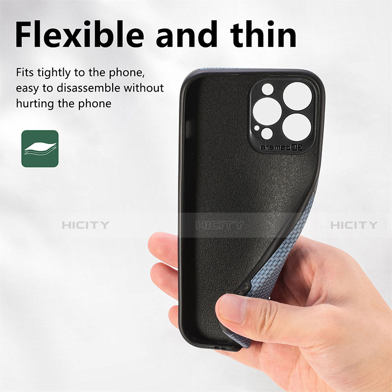Funda Bumper Silicona y Plastico Carcasa Frontal y Trasera 360 Grados U04 para Apple iPhone 13 Pro