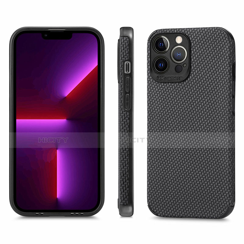 Funda Bumper Silicona y Plastico Carcasa Frontal y Trasera 360 Grados U04 para Apple iPhone 13 Pro Max