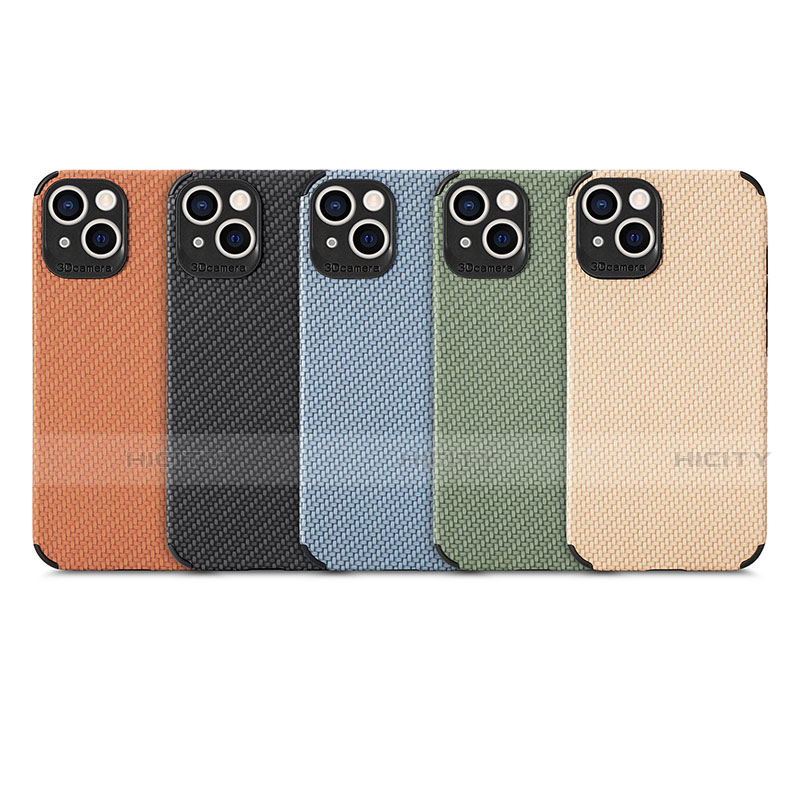 Funda Bumper Silicona y Plastico Carcasa Frontal y Trasera 360 Grados U04 para Apple iPhone 14