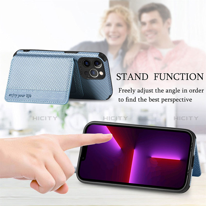 Funda Bumper Silicona y Plastico Carcasa Frontal y Trasera 360 Grados U05 para Apple iPhone 13 Pro Max