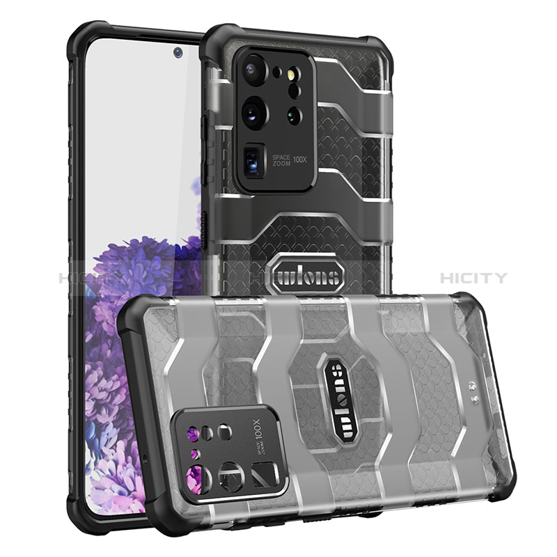 Funda Bumper Silicona y Plastico Carcasa Frontal y Trasera 360 Grados WL1 para Samsung Galaxy S20 Ultra