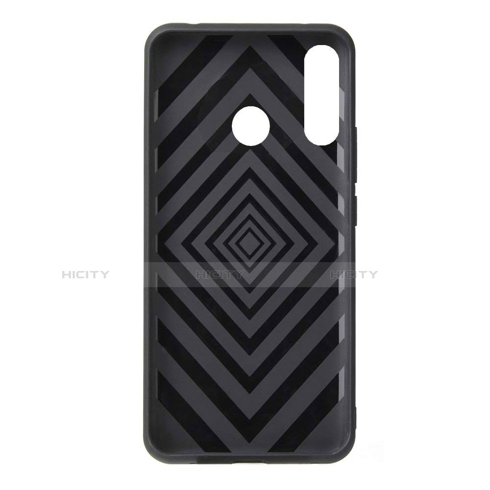 Funda Bumper Silicona y Plastico Mate Carcasa con Anillo de dedo Soporte S04 para Huawei P30 Lite