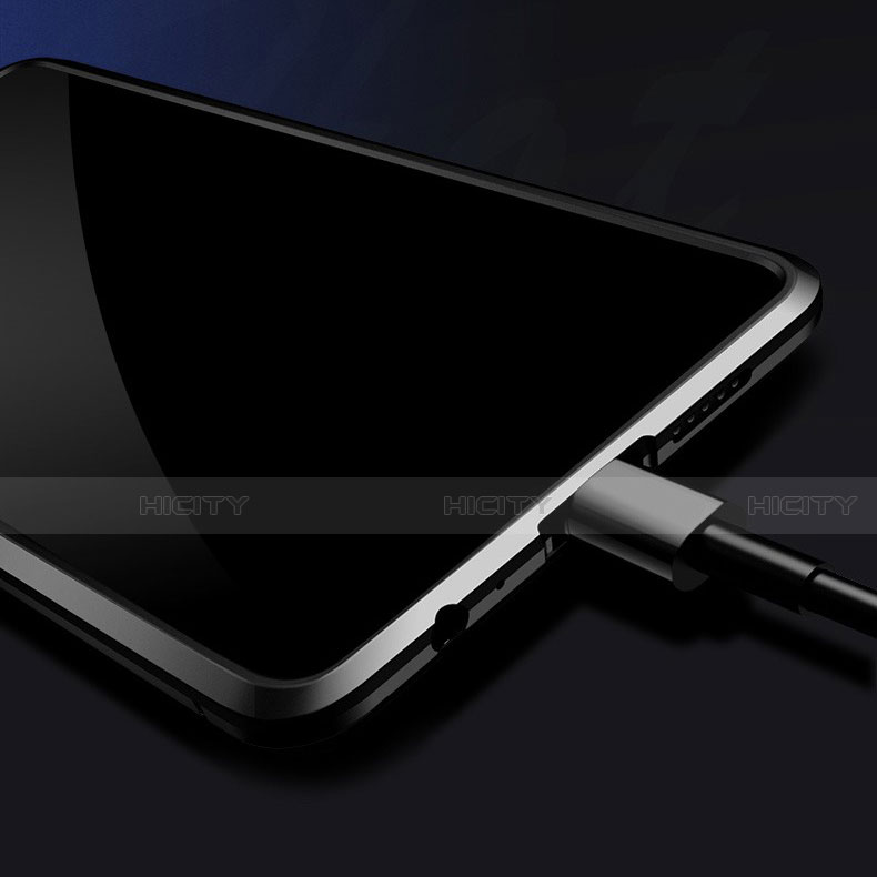 Funda Bumper Silicona y Plastico Mate Carcasa con Magnetico Anillo de dedo Soporte para Xiaomi Mi Note 10 Lite