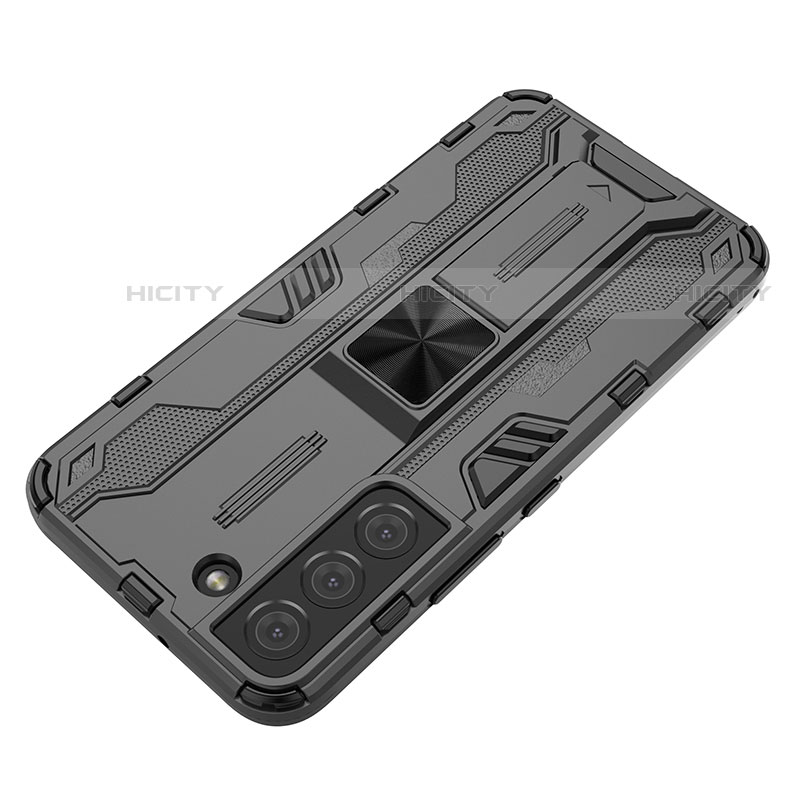 Funda Bumper Silicona y Plastico Mate Carcasa con Magnetico Soporte A01 para Samsung Galaxy S23 5G