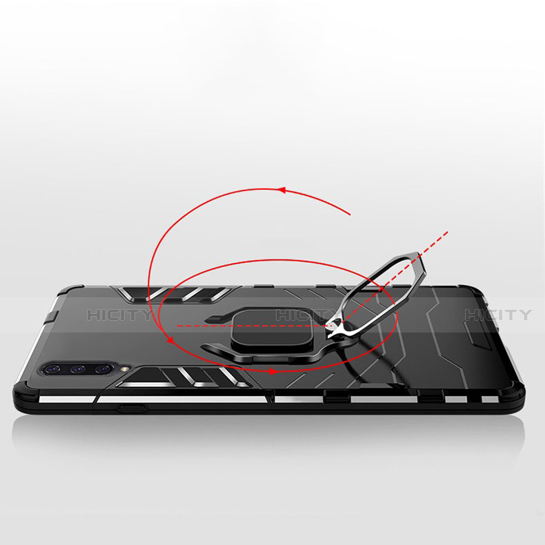 Funda Bumper Silicona y Plastico Mate Carcasa con Magnetico Soporte para Xiaomi CC9e