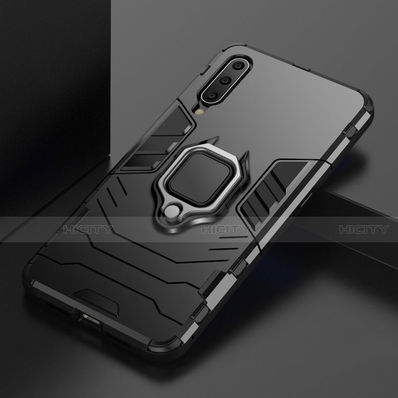 Funda Bumper Silicona y Plastico Mate Carcasa con Magnetico Soporte para Xiaomi Mi 9 Lite