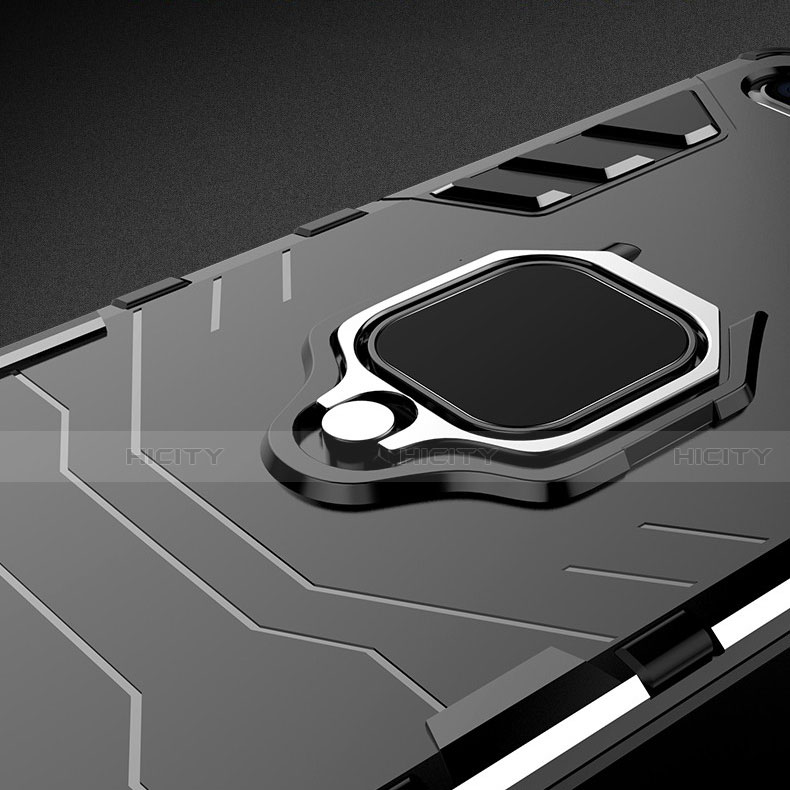 Funda Bumper Silicona y Plastico Mate Carcasa con Magnetico Soporte para Xiaomi Mi A2 Lite