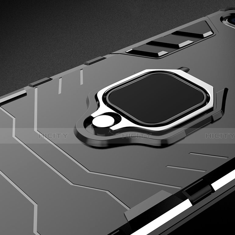 Funda Bumper Silicona y Plastico Mate Carcasa con Magnetico Soporte para Xiaomi Redmi Note 8 Pro