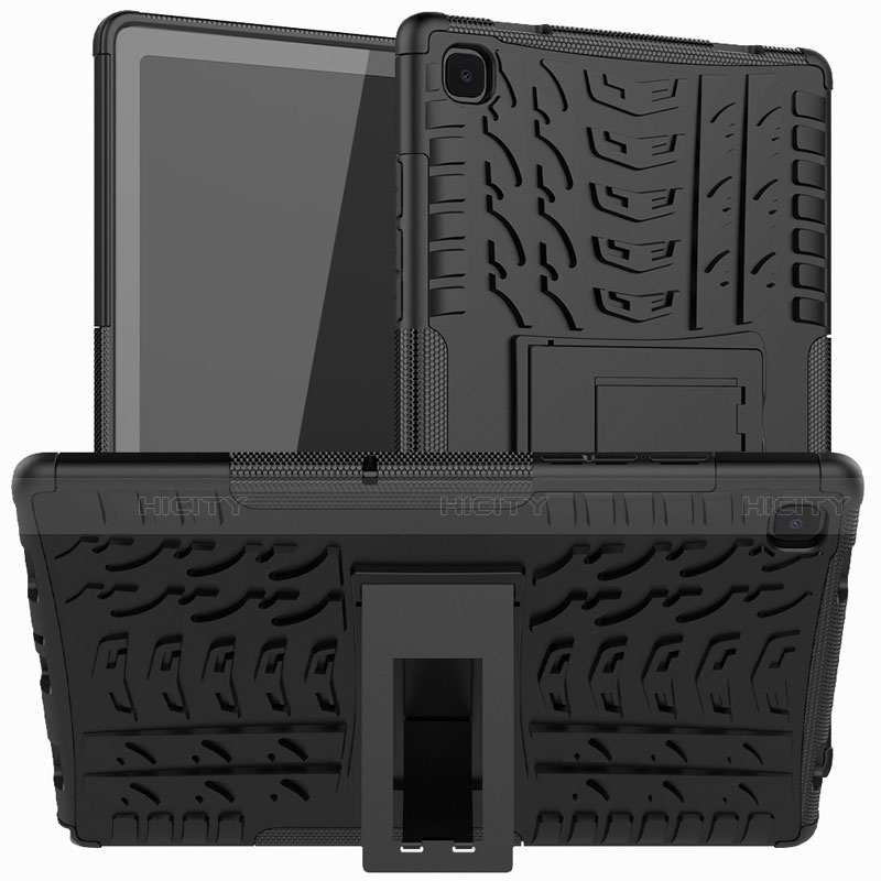 Funda Bumper Silicona y Plastico Mate Carcasa con Soporte A01 para Samsung Galaxy Tab A7 4G 10.4 SM-T505