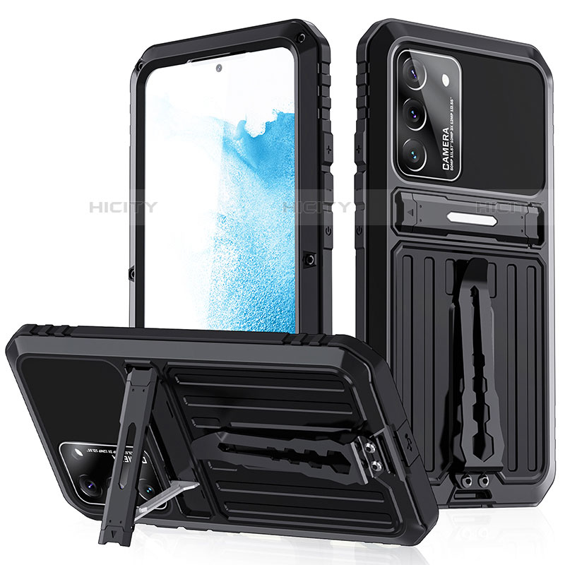 Funda Bumper Silicona y Plastico Mate Carcasa con Soporte A02 para Samsung Galaxy S21 FE 5G