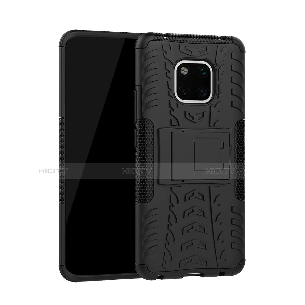 Funda Bumper Silicona y Plastico Mate Carcasa con Soporte A03 para Huawei Mate 20 Pro