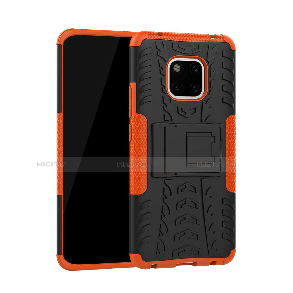 Funda Bumper Silicona y Plastico Mate Carcasa con Soporte A03 para Huawei Mate 20 Pro