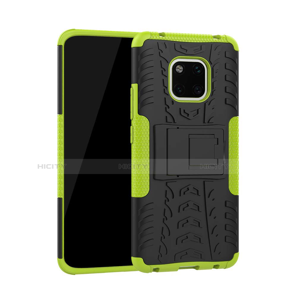 Funda Bumper Silicona y Plastico Mate Carcasa con Soporte A03 para Huawei Mate 20 Pro