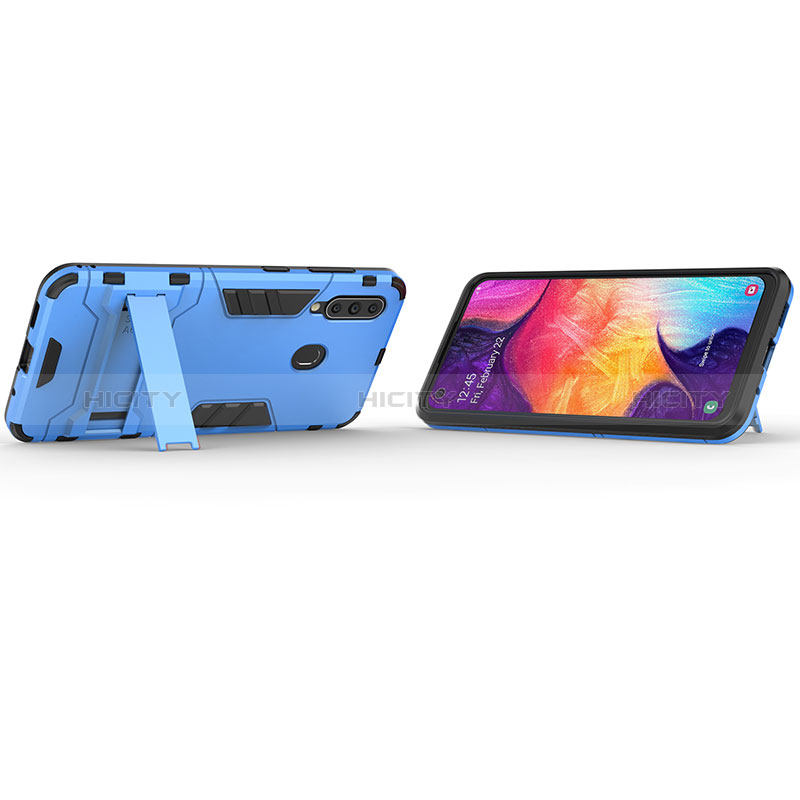 Funda Bumper Silicona y Plastico Mate Carcasa con Soporte KC1 para Samsung Galaxy M40