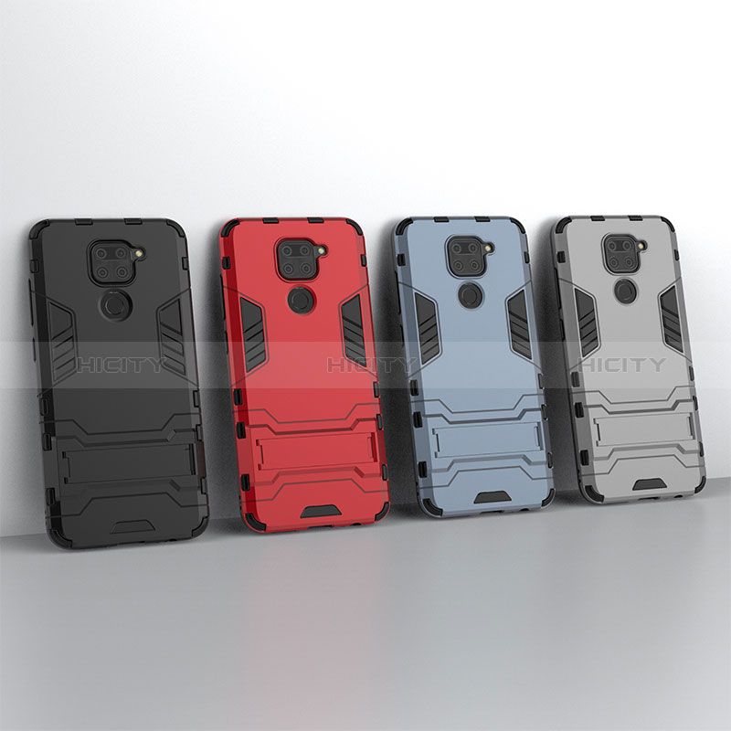 Funda Bumper Silicona y Plastico Mate Carcasa con Soporte KC1 para Xiaomi Redmi 10X 4G