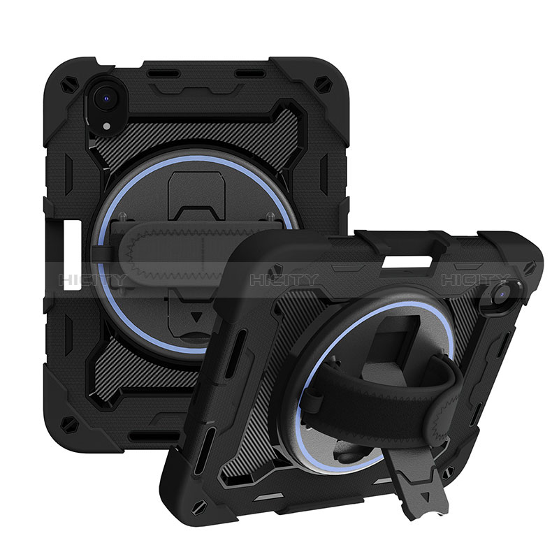 Funda Bumper Silicona y Plastico Mate Carcasa con Soporte L01 para Apple iPad Mini 6