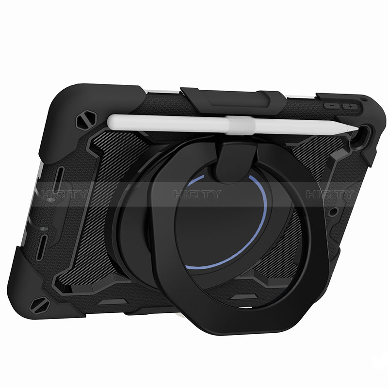 Funda Bumper Silicona y Plastico Mate Carcasa con Soporte L03 para Apple iPad Mini 4