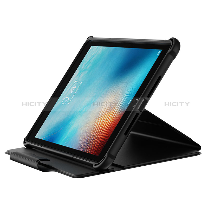Funda Bumper Silicona y Plastico Mate Carcasa con Soporte L04 para Apple New iPad 9.7 (2018)
