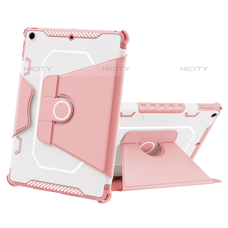 Funda Bumper Silicona y Plastico Mate Carcasa con Soporte L05 para Apple iPad 10.2 (2020)