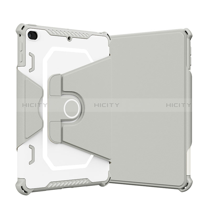 Funda Bumper Silicona y Plastico Mate Carcasa con Soporte L05 para Apple iPad Mini 4