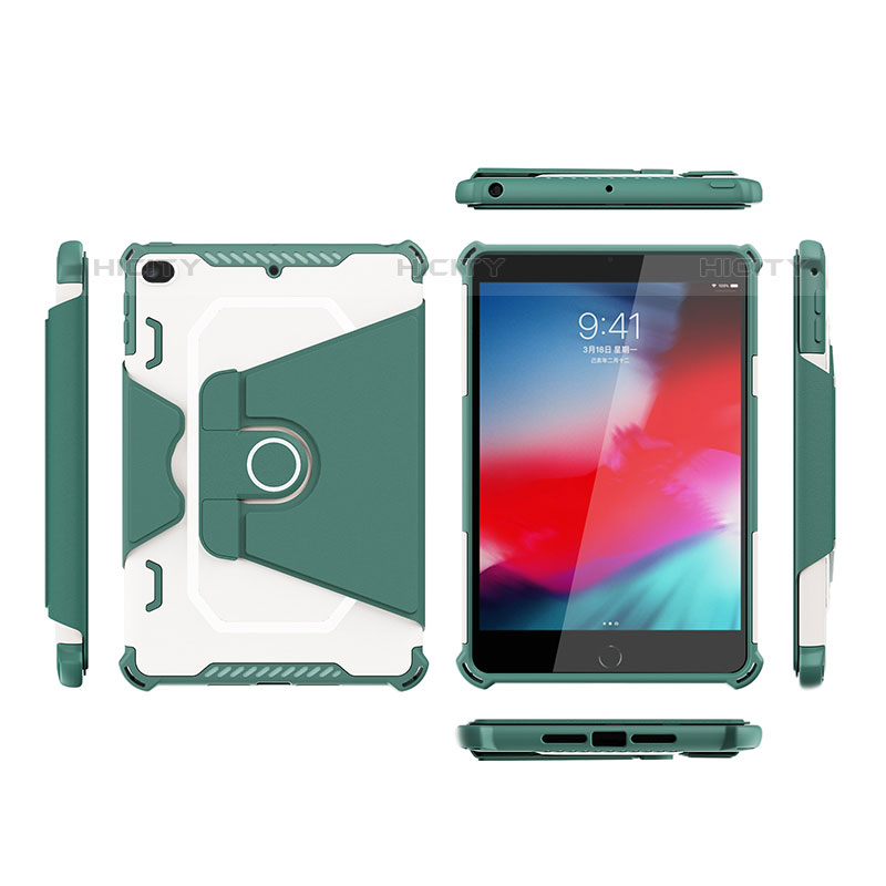 Funda Bumper Silicona y Plastico Mate Carcasa con Soporte L05 para Apple iPad Mini 5 (2019)