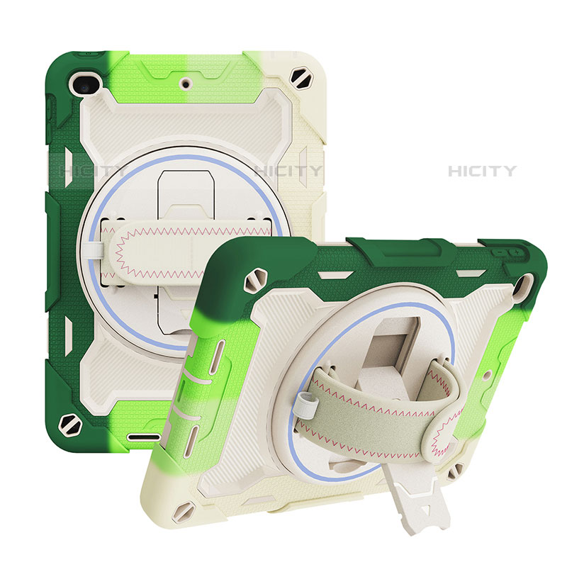 Funda Bumper Silicona y Plastico Mate Carcasa con Soporte L10 para Apple iPad Mini 5 (2019)